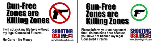 Gun Free Zone Cards